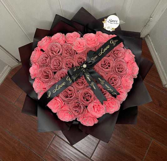 36 Glitter Roses