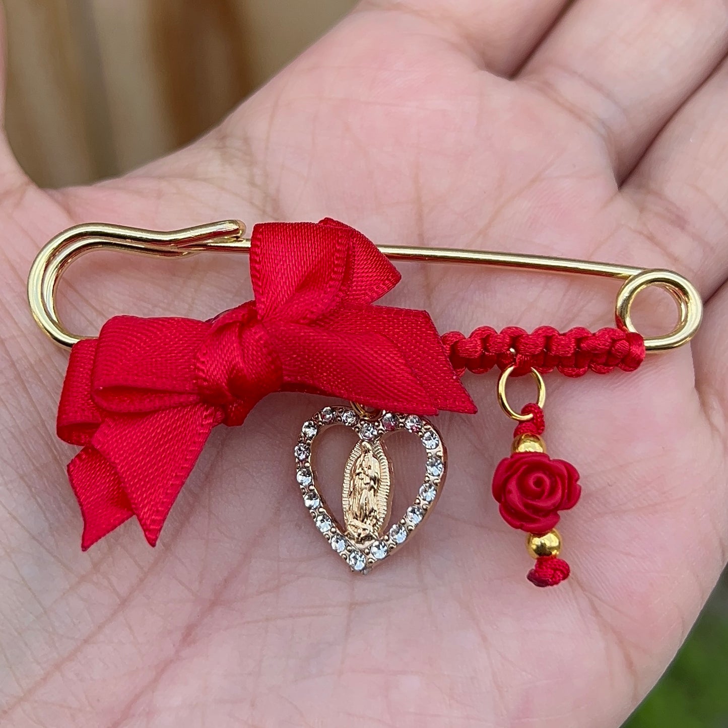 Heart virgencita pin🌹❤️