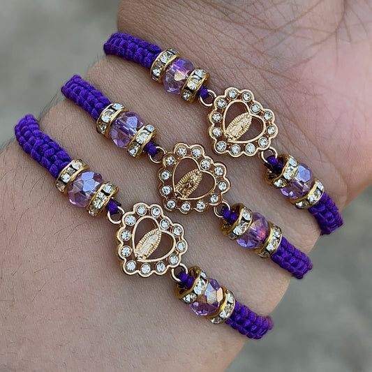Purple Virgencita bracelet💜