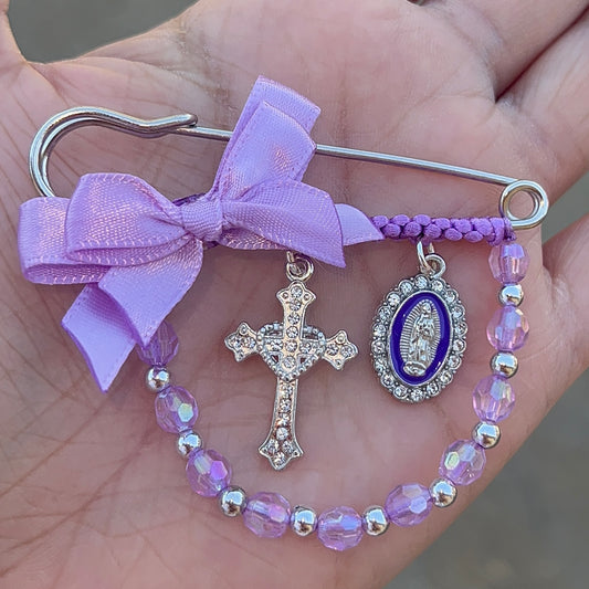 Purple cross pin💜
