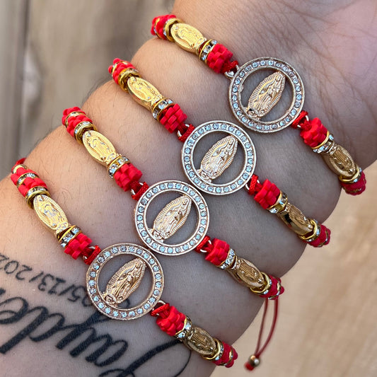 3 Gold Flower Virgencitas❤️