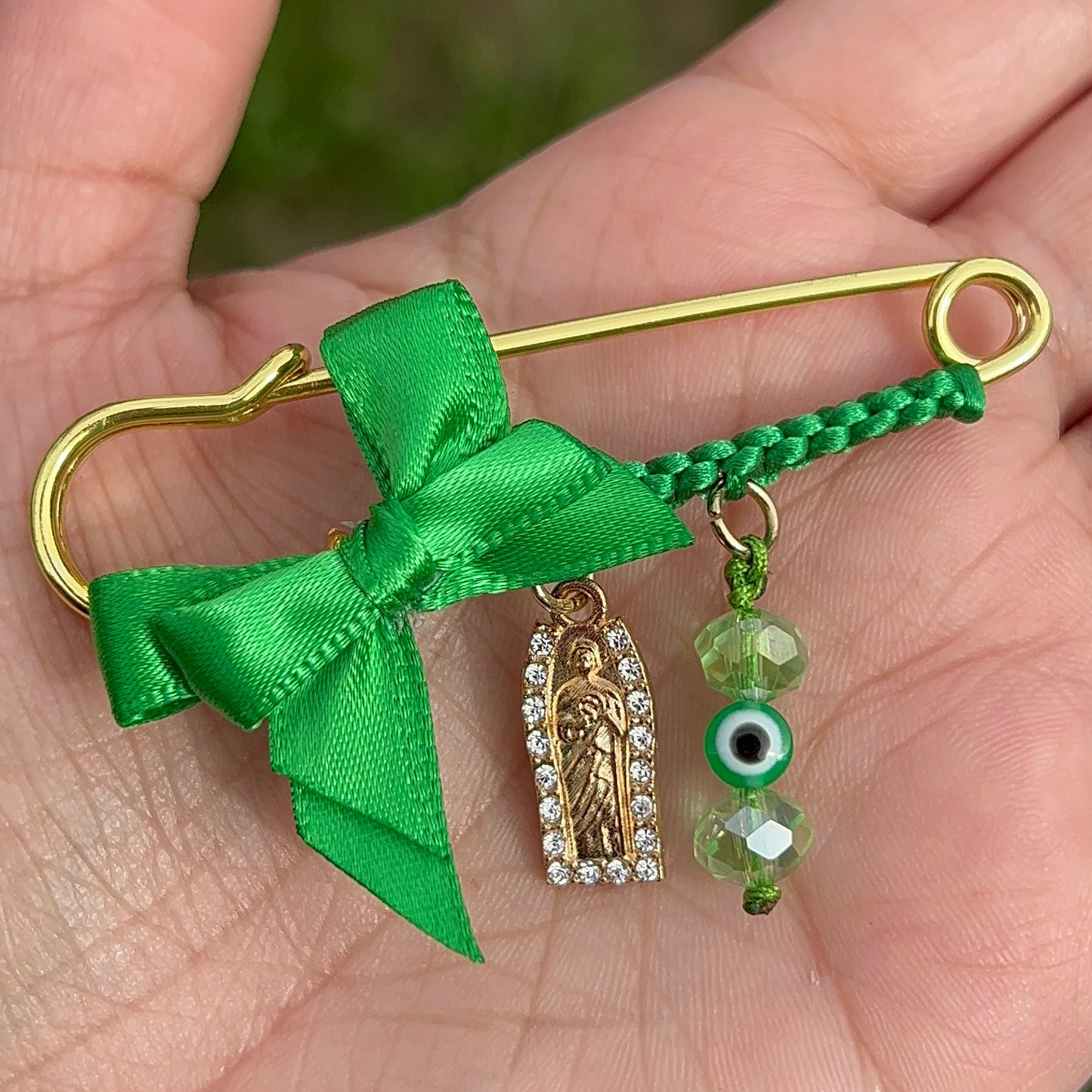 Green San Judas pin๐