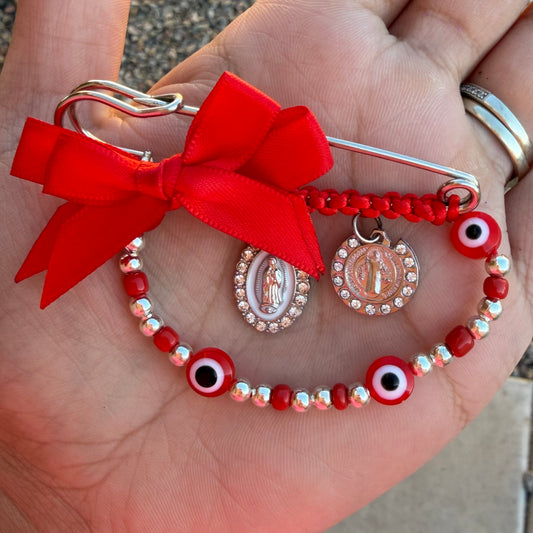 White Virgencita w/ San Benito❤️