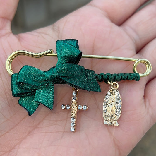 San Judas/Virgencita pin💚
