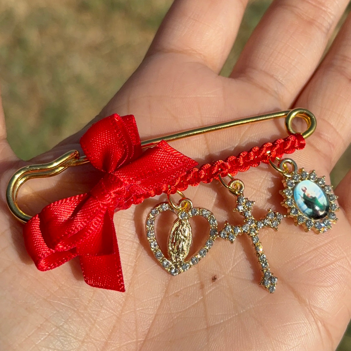 Virgen, Cross and San Judas pin❤️