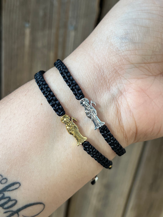 Santa muerte online bracelet gold